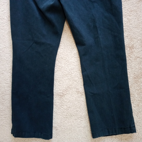 NYDJ Dark Wash Embellished Pockets Bootcut Jeans - Picture 7 of 12